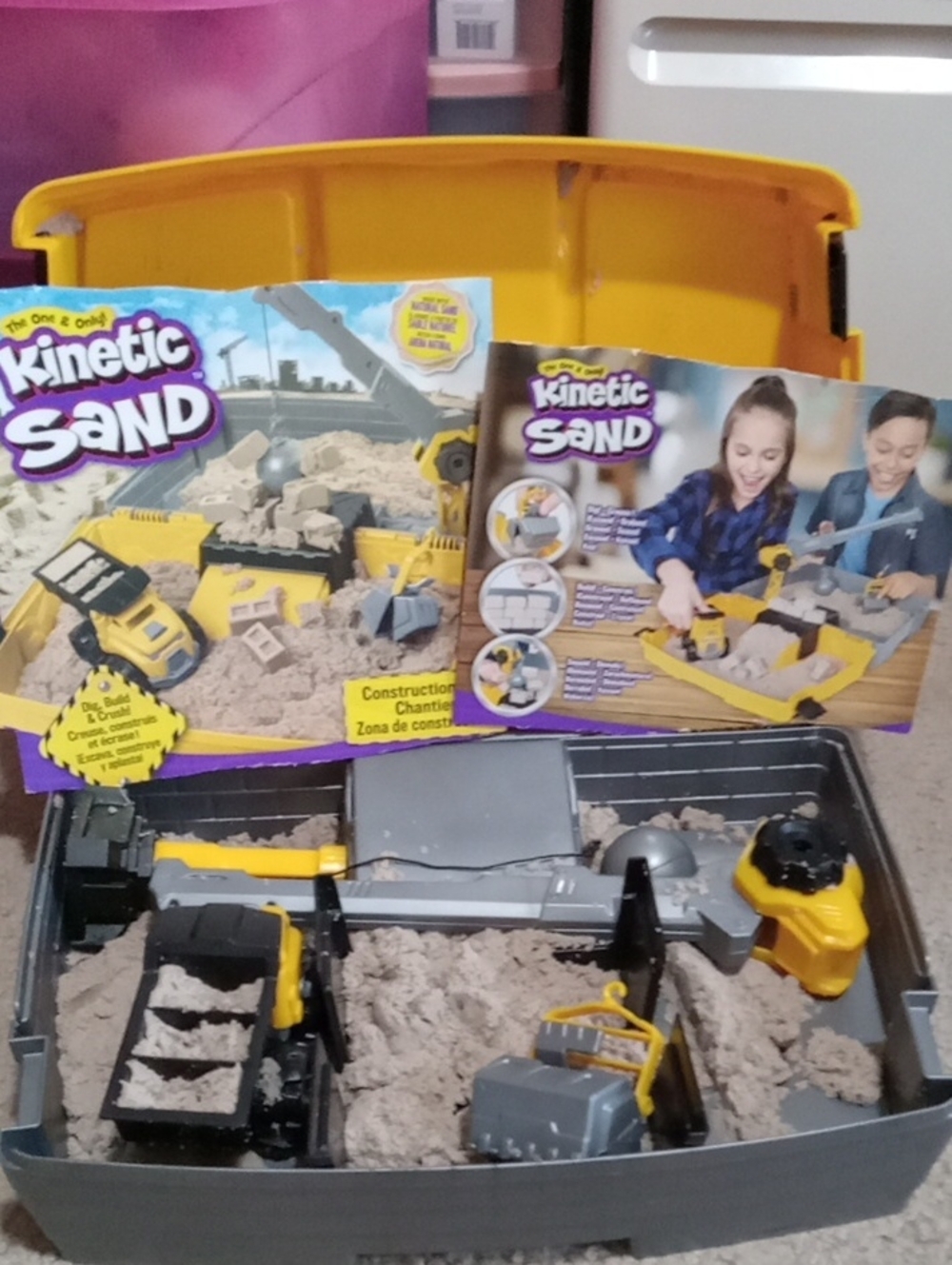 KINETIC SAND Construction Playset